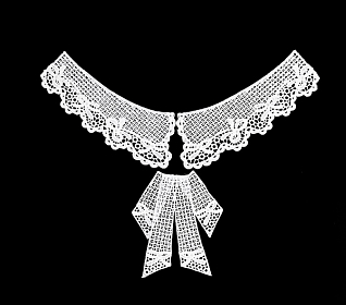 Воротник с галстуком